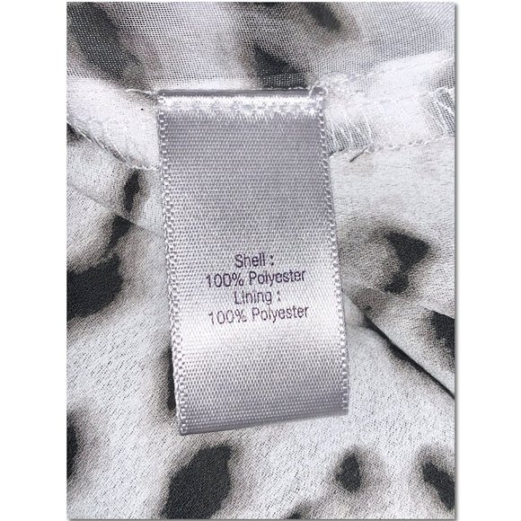 Jennifer Lopez Leopard Print Beaded Choker Neckline Sleeveless Top Size XS EUC - Picture 6 of 7